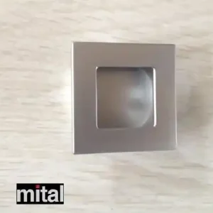 Maniglia incasso quadra MA40 cromo opaco 9517 Hoge Kwaliteit