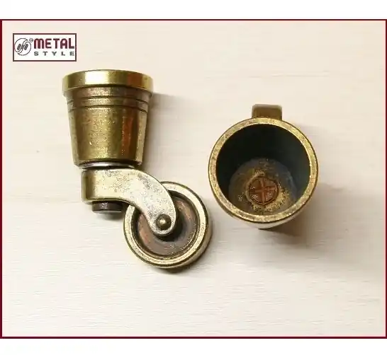 Uitverkoop Ruota puntale ottone antichizzato Ø 23 mm 31006.03100.03 Metal Style 9050