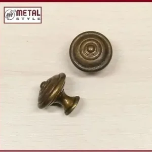 Favoriet Pomolo tondo Ø 25 mm anticato per mobili l 24499Z02500.03 Metal Style 8964