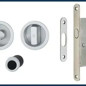 Kit maniglie tonde con serratura HOPPE Spazio kit1 4920 8183 Flitsaanbieding