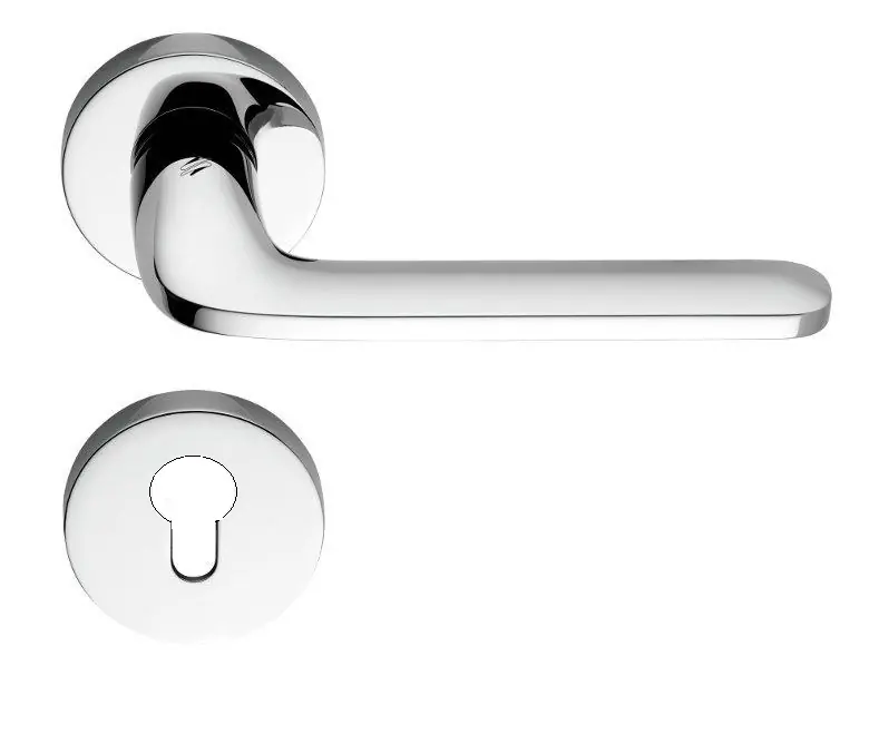 Populair Maniglia Roboquattro cromo lucido Colombo ID41 R bocchetta Yale 7356 yale