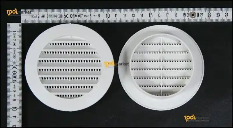 Griglia di aereazione ABS da 80 mm 5628 Laatste Versie