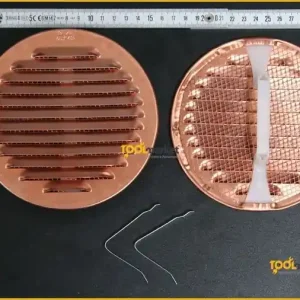 Actieprijs Griglia di aereazione in rame tonda con molle ø 125 mm 5421