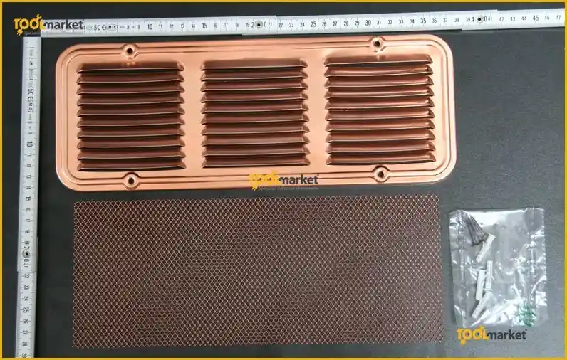 Betaalbaar Griglia di aereazione in rame 140x360 mm 5419