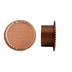 Griglia di aerazione tonda Rame da incasso ø 100 mm 5395 Koopje