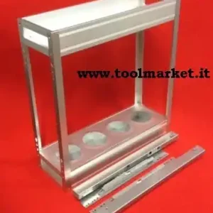 Hete Deal Cestello in alluminio per moduli base da cm15 5273