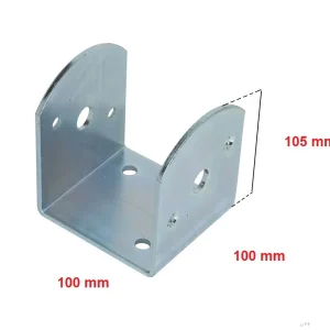 Betrouwbaar Staffa per travi a U 100x100x100 mm art 8/1625 zincata 6156