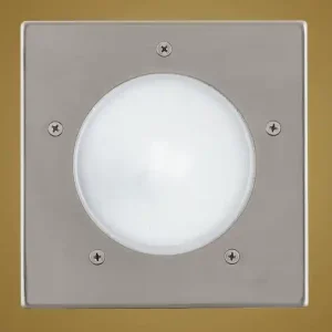 Faro incasso carrabile RIGA3 quadro Inox basso consumo 30528 Speciale Aanbieding