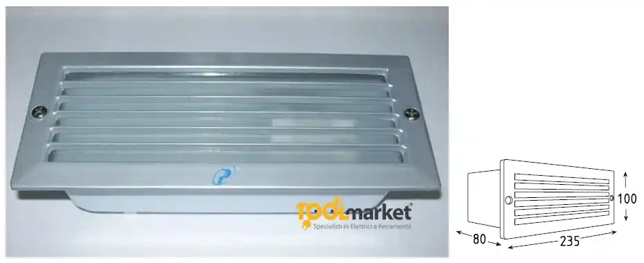 Direct Verzonden Plafoniera incasso Argento 26904-208
