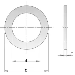 Anello riduzione per dischi vidia 30mm-25,4mm 25396 Snelle Levering