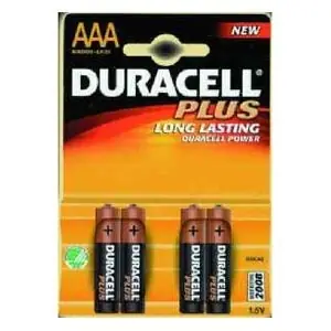 Direct Beschikbaar Batterie 1,5v ministilo AAA 4pz Duracell 25142