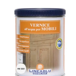 Exclusieve Aanbieding Finitura ad acqua per interni bianca satinata HM3061/bianco da 750ml - SAYERLACK 24102