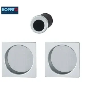 Kit maniglie quadre spazio-kit5 cromosat Hoppe 23618 Voordeelprijs