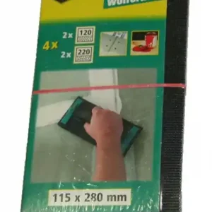 Direct Verzonden Fogli reticolari abrasivi per levigatrice a mano set 4pz 0084066 Wolfcraft 19972