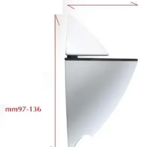 Weekendaanbieding Reggimensola per vetri e legno Iceberg argento grande 1884