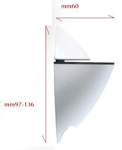 Weekendaanbieding Reggimensola per vetri e legno Iceberg argento grande 1884