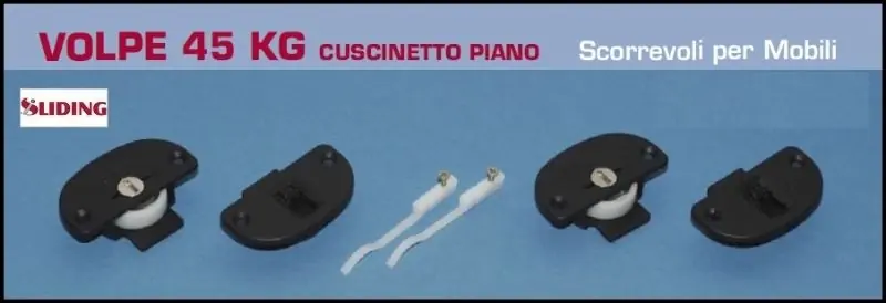 Kit accessori scorrevole mobili Volpe 45 p 15019 Uitverkoop