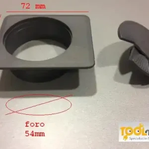 Fabrieksprijs Passacavi per mobili quadra grigio 29982