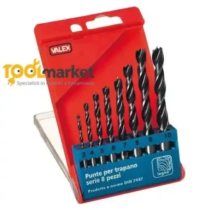 Aanbieding Punte per legno 8 pezzi Valex 1461157 11618