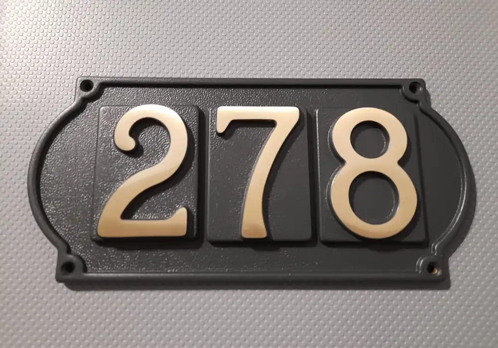 Numero civico Ghisa 3 cifre 16997+3x16996 Beperkte Voorraad