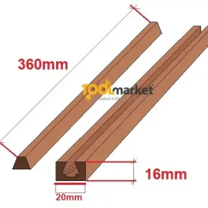 Express Levering Guida Stick 360mm 20 x16 mm 5126
