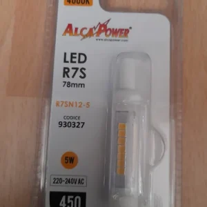 Op = Op Lampada led lineare R7S 5 W 78 mm luca calda 16080