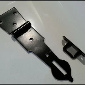 Portalucchetto acciaio verniciato nero mm 115 3024 Gereduceerde Prijs