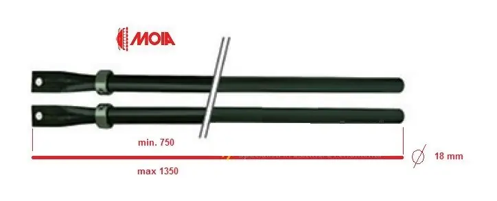 Aste per serrature sicurezza Moia art. 100 17160 Dagaanbieding