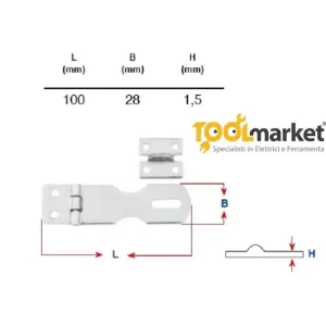 Portalucchetto Inox mm 100 24241 Goedkoop