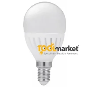 Gereduceerde Prijs Lampada led 9w sfera ceramica E14 luce naturale 32100