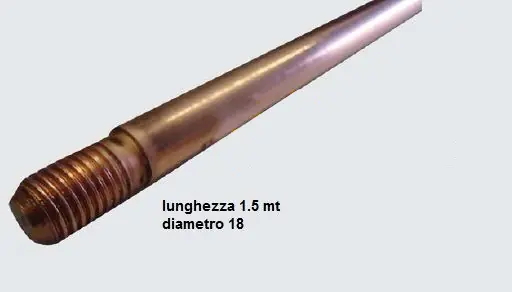 Gratis Retour Dispersore ramato diam. 18 mt 1.5 16068