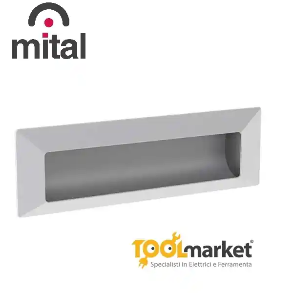 Betrouwbaar Maniglia zama ad incasso Mital Econichel fresata MA 25 4801