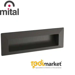Korting Maniglia incasso rettangolare zama Mital Antracite MA 25 522