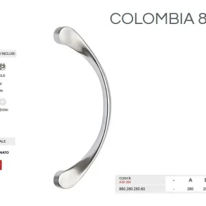 Maniglione 3810 colombia Inox-cromo 4862 Populair