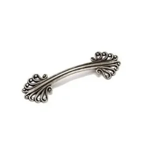 Snelle Levering Maniglia per mobili classica con finitura in argento antico 15258Z0 METAL STYLE 21407