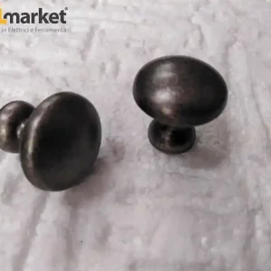 Pomolo tondo Ø 21 mm per mobili in zama ferro antico art.224B MITAL 26577 Meest Verkocht