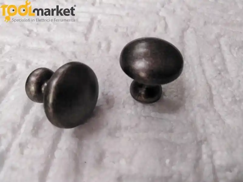 Pomolo tondo Ø 21 mm per mobili in zama ferro antico art.224B MITAL 26577 Meest Verkocht