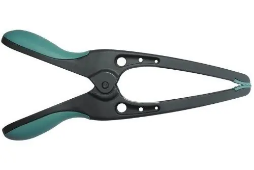 Populair Morsetto a molla lungo con bracci appuntiti 003633 WOLFCRAFT 19919