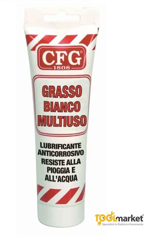 Weekendaanbieding Grasso bianco multiuso lubrificante resistente all‘acqua 125ml - CFG 23983