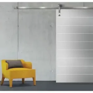 Bestseller Scorrevole INOX porte moderne kit Pettiti KRI80-AU 30901