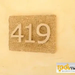 Koopje Numero civico pietra naturale 3 cifre pietra CARPARO numcivpie3car