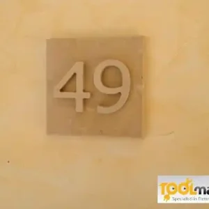 Weekendaanbieding Numero civico Pietra Naturale 2 cifre pietra LECCESE 7639+ 2x7317