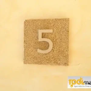 Numero civico Pietra naturale 1 cifra pietra CARPARO numcivpie1car Koopje