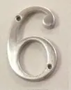 Numero civico mm80 cromo satinato numero 6 8710-6 Betrouwbaar
