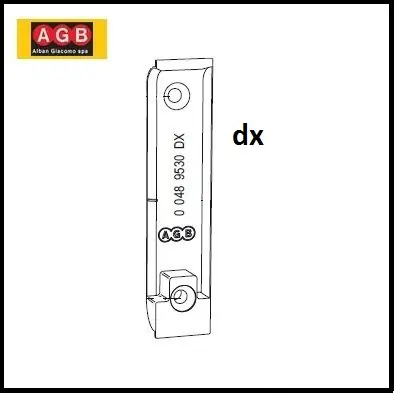 Beperkt Aanbod AGB Incontro DSS ARIA 4 A48011xx03 per finestre DX 8663