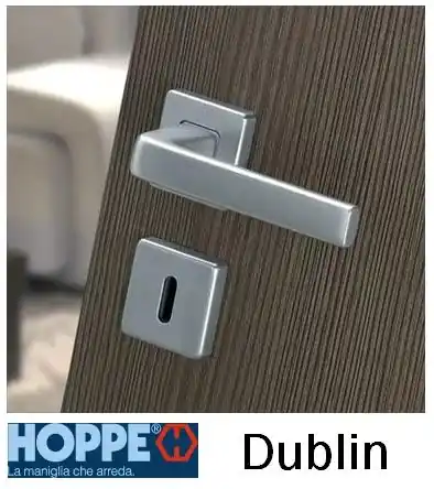 Betaalbaar Maniglia Dublin Alluminio HOPPE Alluminio satinato 8012