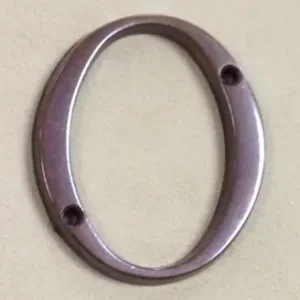 Numero civico ottone anticato numero 0 7748-0 Gratis Retour