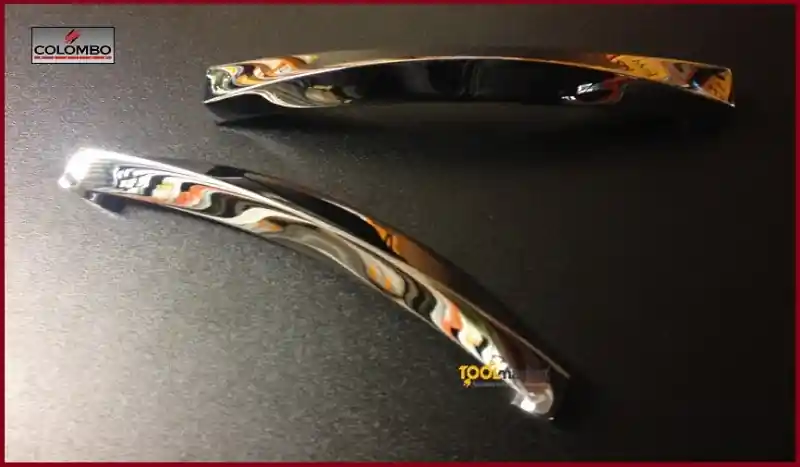 Maniglia per mobile moderna Formae 107 128mm cromo 6941 Seizoensaanbieding