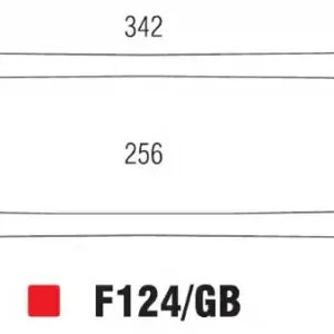 Premium Maniglia per mobile moderna Formae 124 da 256mm Cromo lucido 6899