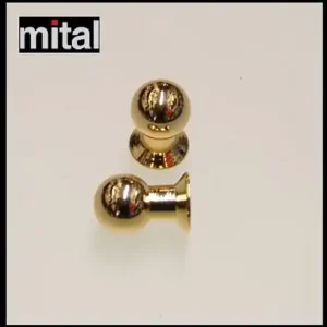 Weekendaanbieding Pomolo in ottone art.505 Ottone placc.oro diam.14 9137